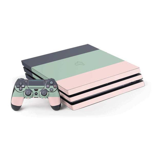 Striped Spring Colors PlayStation PS4 Skins